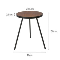 Yamazaki Tower Bijzettafel rond - Zwart - bestel bij Mooier Thuis