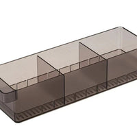 Yamazaki Tower koelkastorganizer met verdelers - zwart - Mooier Thuis