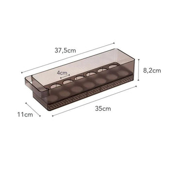 Yamazaki Eierrekje voor koelkast - Zwart