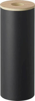 Yamazaki Rin tissuebox rond L - zwart