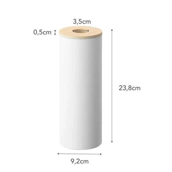 Yamazaki Rin ronde tissuebox L - wit