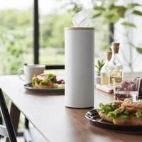 Yamazaki Rin ronde tissuebox L - wit - afbeelding 2