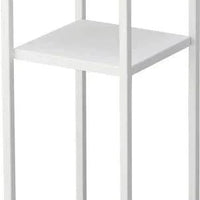 Yamazaki Tower bijzettafel hoog 2-laags - wit - Mooier Thuis