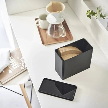 Yamazaki Tower koffiefilterhouder - zwart