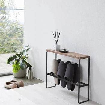 Yamazaki Tower Pantoffelständer - schwarz