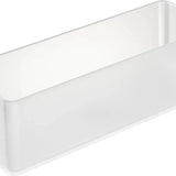 Yamazaki keukenkast-organizer diep stapelbaar klein - wit keukenkast organizer - 24 cm breed - Mooier Thuis