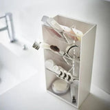 Yamazaki Tower make-up organizer - wit - 8 cm breed - Mooier Thuis