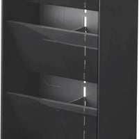 Yamazaki Tower make-up organizer - zwart - bestel bij Mooier Thuis