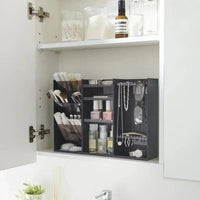 Yamazaki Tower make-up organizer - zwart - Mooier Thuis