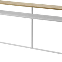 Yamazaki Tower brede 2-laagse wandtafel - wit - Mooier Thuis
