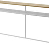 Yamazaki Tower brede 2-laagse wandtafel - wit consoletafel - 21 cm breed - Mooier Thuis