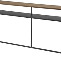 Yamazaki Tower brede wandtafel 2-laags - Zwart - Mooier Thuis