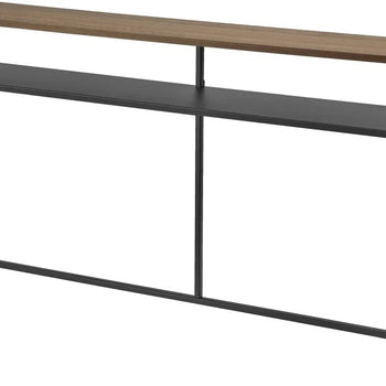 Yamazaki Tower breiter Wandtisch, 2-stufig - Schwarz