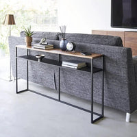 Yamazaki Tower brede wandtafel 2-laags - Zwart - afbeelding 2