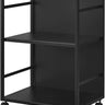 Yamazaki Opbergtrolley 2-laags - Zwart - 32 cm breed - Mooier Thuis