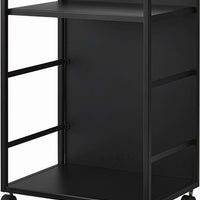Yamazaki Opbergtrolley 2-laags - Zwart - bestel bij Mooier Thuis