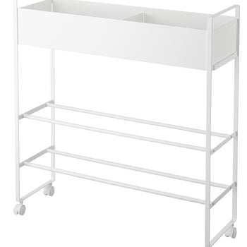 Yamazaki Opbergtrolley met bak - wit