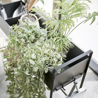 Yamazaki Opbergtrolley met bak - Zwart - afbeelding 2