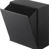 Yamazaki Tower Opbergdoos muurbevestiging - Zwart badkamer organizer - 9 cm breed - Mooier Thuis