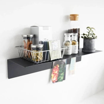 Yamazaki Magnetische wandplank - Zwart 50 cm