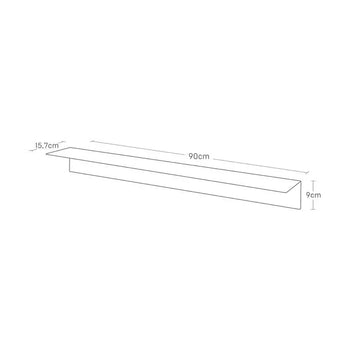 Yamazaki Magnetische wandplank - Wit 90 cm