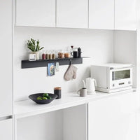 Yamazaki Magnetische wandplank - Zwart 90 cm