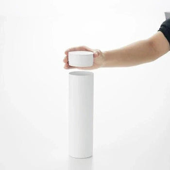 Yamazaki Tower tissuebox rond - wit