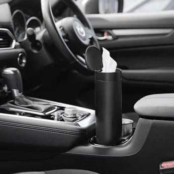 Yamazaki Toren tissuesdoos rond - zwart