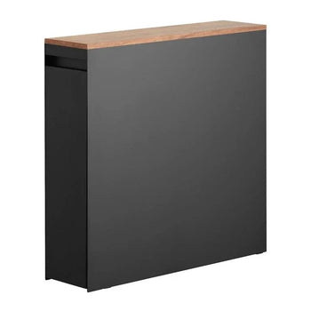 Yamazaki Tower uitschuifbare badkamerorganizer - zwart