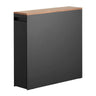 Yamazaki Tower uitschuifbare badkamerorganizer - zwart badkamer organizer - 56 cm breed - Mooier Thuis