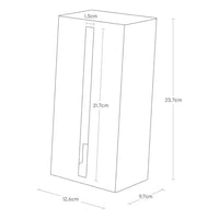 Yamazaki Tower tissuedoos verticaal - wit