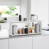 Yamazaki Tower aanrechtorganizer semi-gesloten - wit - 18 cm breed - Mooier Thuis