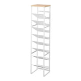 Yamazaki Tower Flessenrek 8-laags - Wit - 19 cm breed - Mooier Thuis