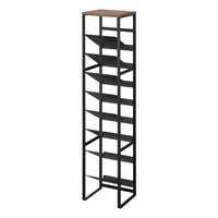 Yamazaki Tower Flessenrek 8-laags - Zwart - Mooier Thuis