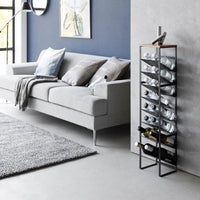 Yamazaki Tower Flessenrek 8-laags - Zwart