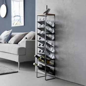 Yamazaki Tower Flessenrek 8-laags - Zwart