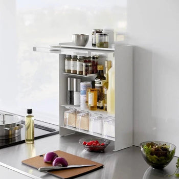 Yamazaki Tower kruidenrek 3-laags - wit