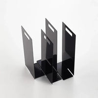 Yamazaki Tower handdoekenhouder set van 2 - zwart - bestel bij Mooier Thuis