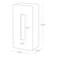 Yamazaki Tower tissuebox foliehaak - zwart