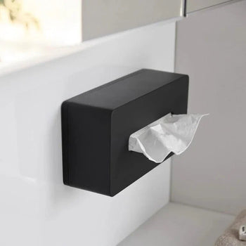 Yamazaki Tower Taschentuchbox-Folienhaken – schwarz