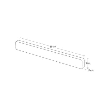 Yamazaki Tower magnetische messenhouder - wit