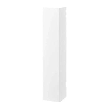 Yamazaki Tower Toilettenpapierhalter auf Rollen, schmal - Weiß