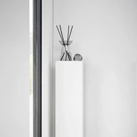 Yamazaki Tower Toiletrolhouder op wielen smal - Wit - afbeelding 2