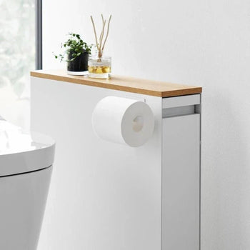 Magnetischer Toilettenpapierhalter Yamazaki Tower – weiß