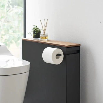 Magnetischer Toilettenpapierhalter Yamazaki Tower – schwarz