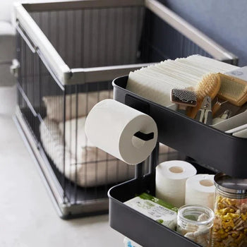 Magnetischer Toilettenpapierhalter Yamazaki Tower – schwarz