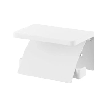 Yamazaki Tower Toilettenpapierhalter zur Wandmontage – Weiß