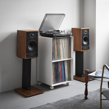 Yamazaki Platenkast 2-laags op wielen - Wit
