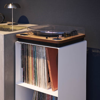 Yamazaki Platenkast 2-laags op wielen - Wit