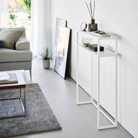 Yamazaki Tower wandtafel 2-laags - wit - afbeelding 2